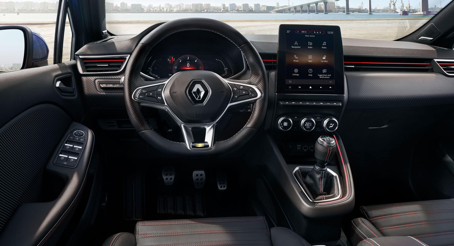 First Look Inside 2020 Renault Clio Reveals Striking Tech-Heavy Approach