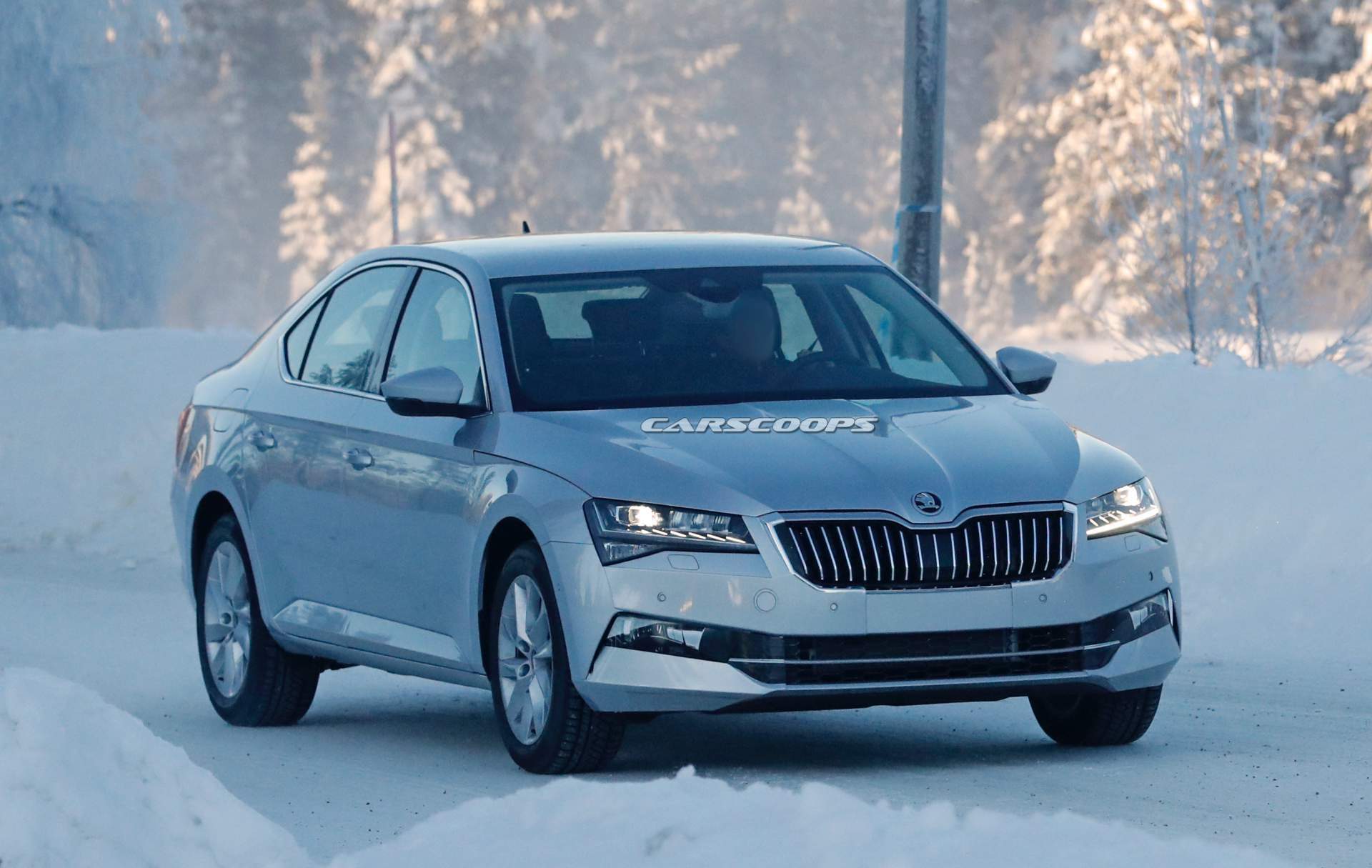 2019 skoda superb practically undisguised as it inches