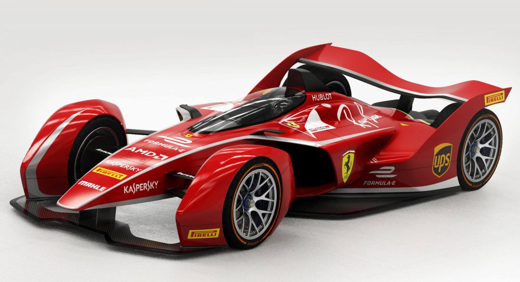  Scuderia Ferrari Formula E Render Looks Like It’s Ready To Race