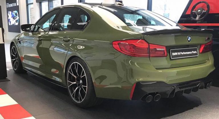 Bmw m5 green