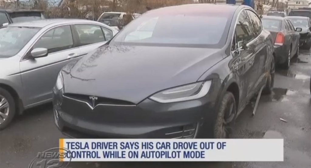 Tesla Model X Owner Blames Confused Autopilot For Running