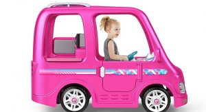 barbie power wheels camper van