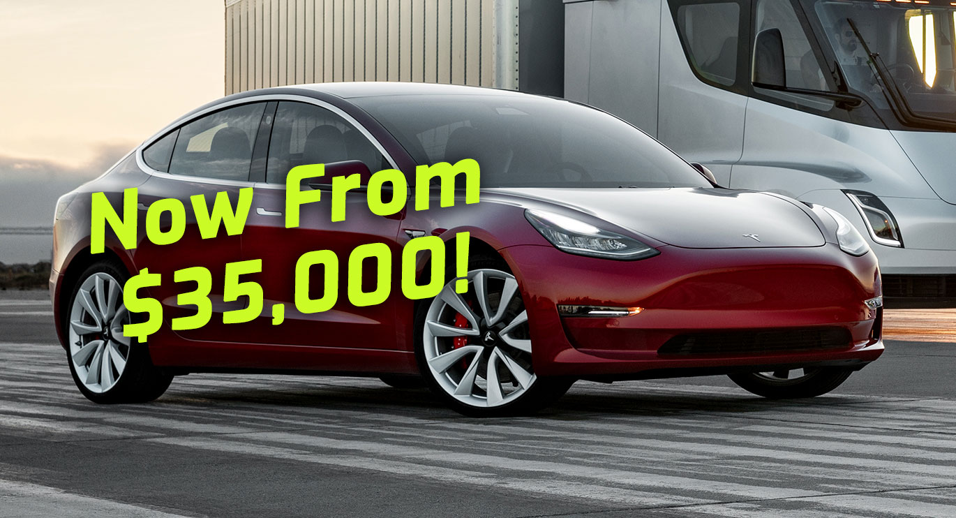 Tesla Finally Launches 35,000 Base Model 3 With 220 Miles Range