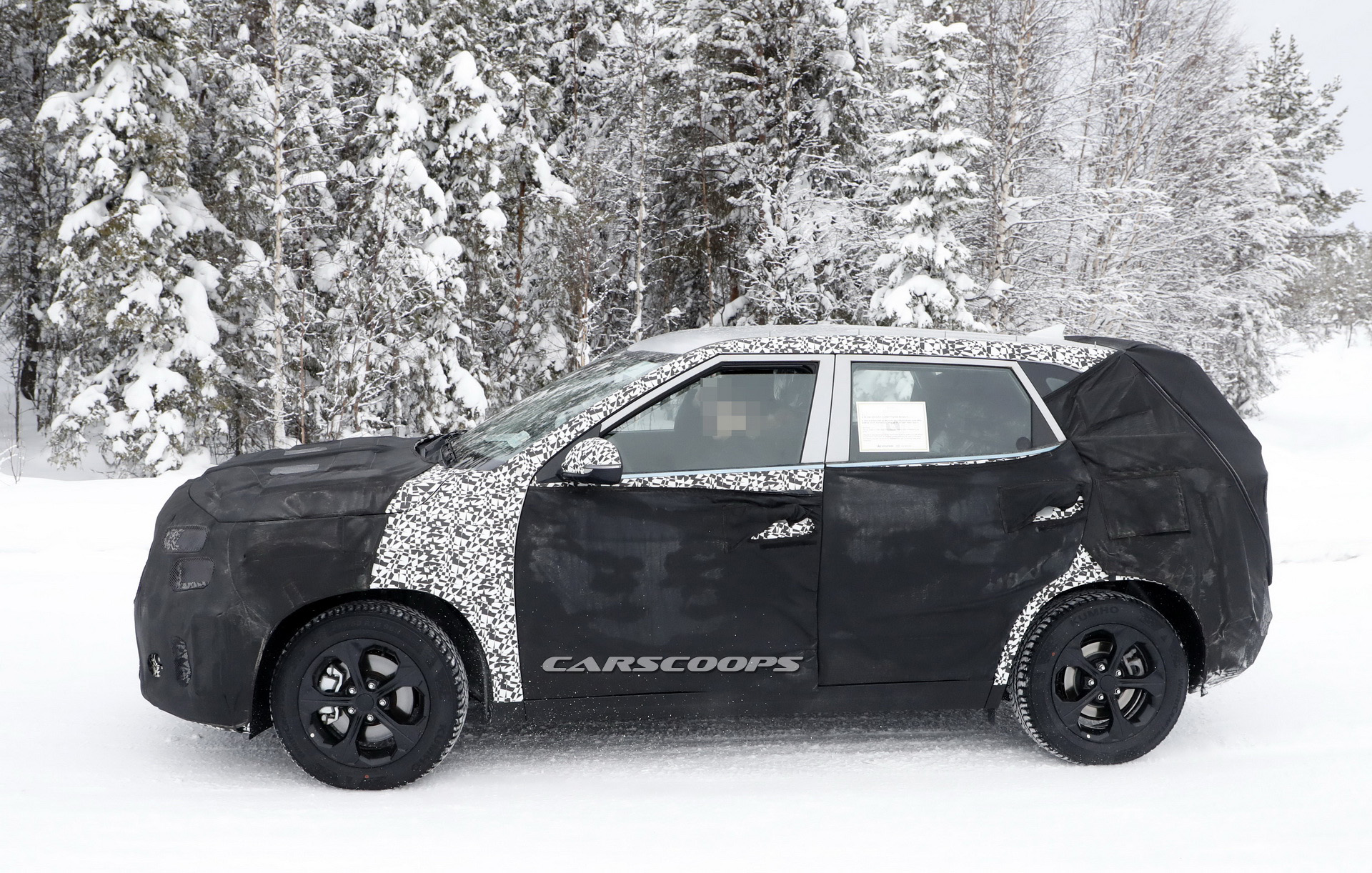 New Kia Crossover Spotted Testing, Looks Like The Production Version Of ...