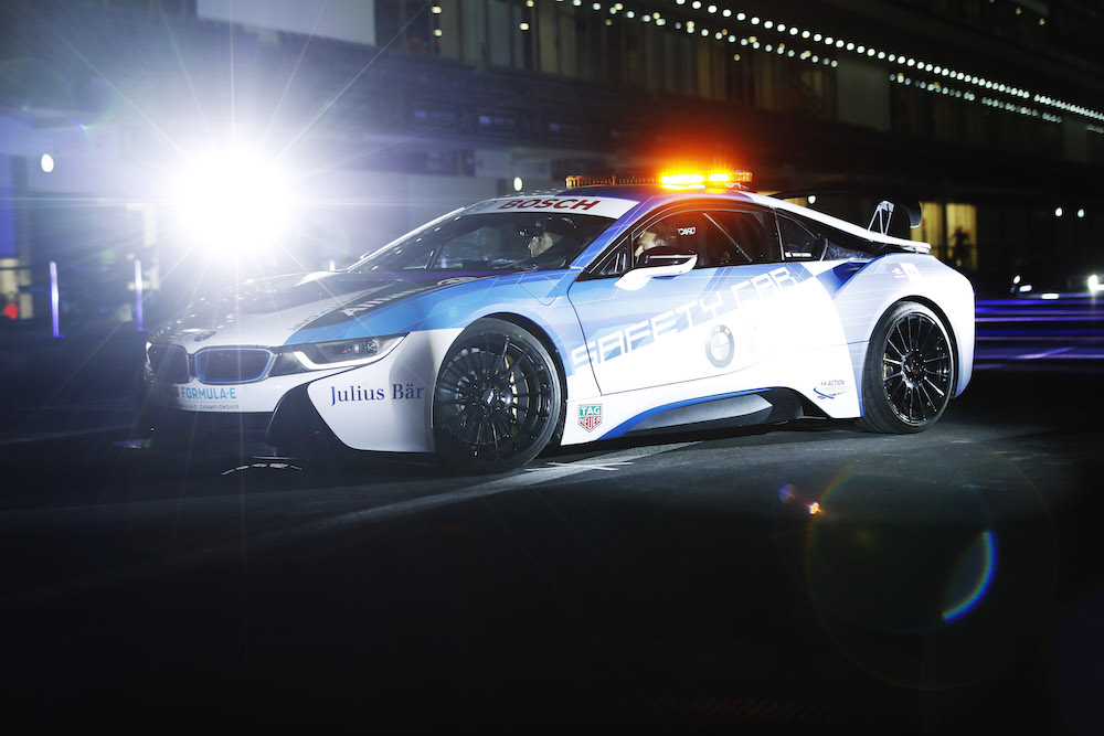 Formula E S Bmw I8 Safety Car Has Us Wishing For An I8 M Carscoops