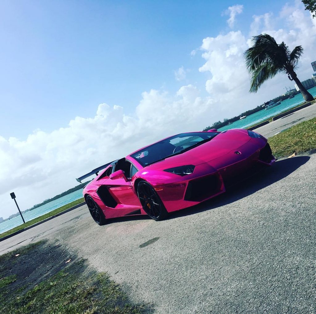 Chrome Pink Lambo Aventador Clocked At 104 Mph (168 Km/h) On Frigid  Canadian Road | Carscoops