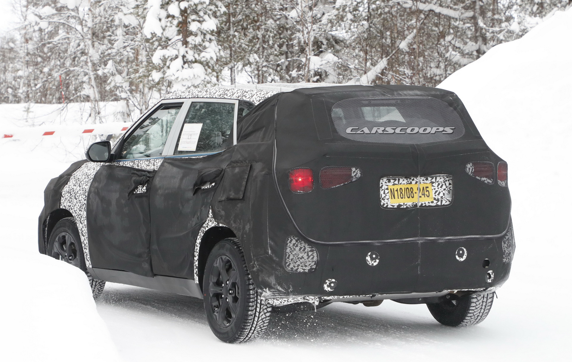 New Kia Crossover Spotted Testing, Looks Like The Production Version Of ...