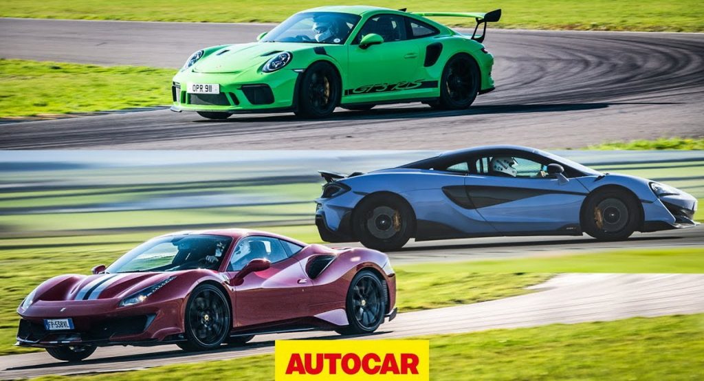  Ferrari 488 Pista Shows Who’s The Boss On Track Against GT3 RS, 600LT