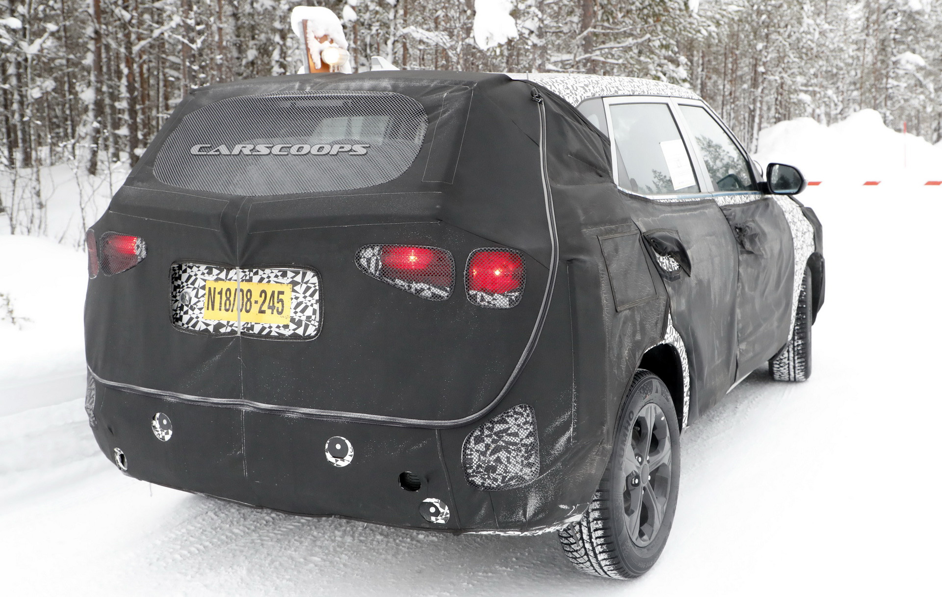 New Kia Crossover Spotted Testing, Looks Like The Production Version Of ...