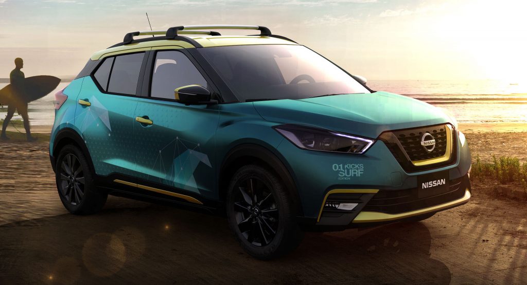  Nissan Kicks Surf Concept Was Created With Surfers, For Surfers