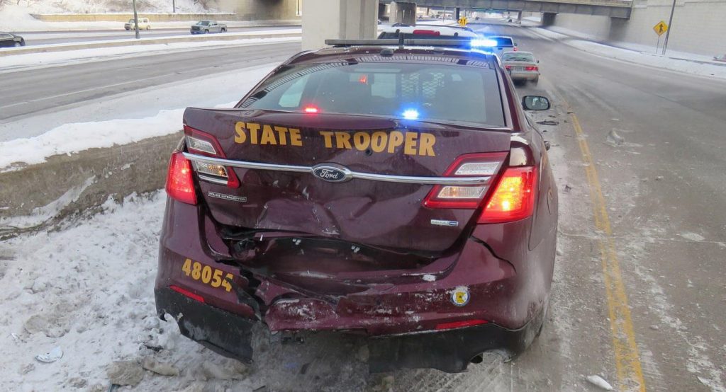  A Dozen Minnesota State Patrol Cars Were Hit On The Side Of The Road In Just Two Weeks