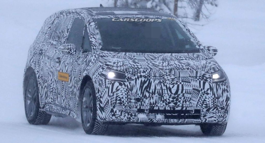  2020 VW ID Hatchback Spotted Testing Its Electric Powertrain In Extreme Winter Conditions