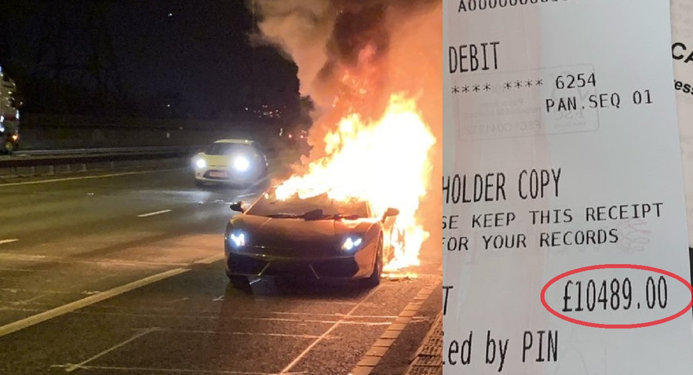 Lamborghini Gallardo Turns Into An Inferno Right After $14K Service |  Carscoops