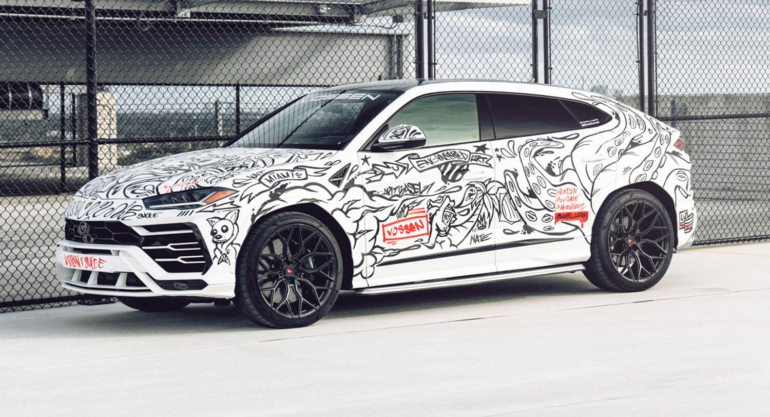 Lamborghini Urus Gets Treated As A Blank Canvas For Art s Sake