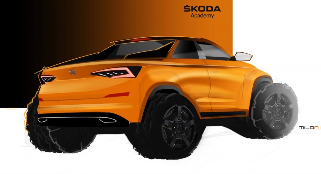  Skoda’s Students Are Working On A Two-Door Kodiaq Pickup