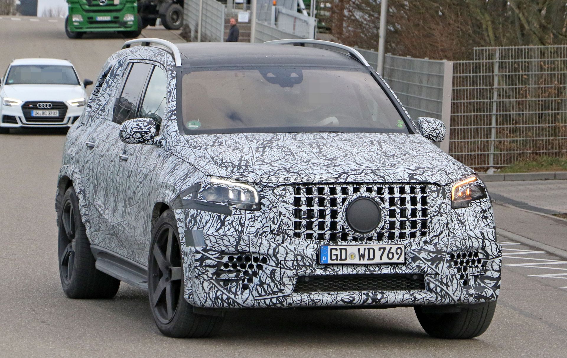 2020 Mercedes-AMG GLS 63 Starts Taking Its Camouflage Off | Carscoops