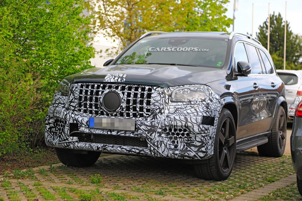 2020 Mercedes Amg Gls 63 Starts Taking Its Camouflage Off