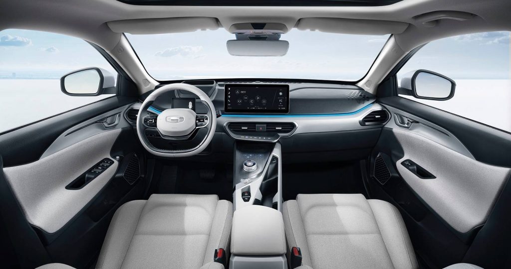  Geely GE11 Global EV Officially Previewed, Reveals High-Tech Interior