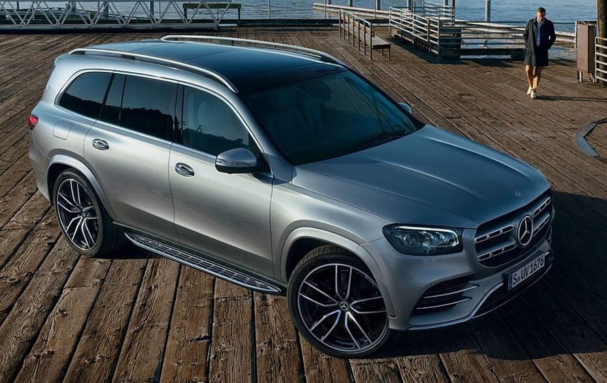 2020 Mercedes GLS x167 - new flagship luxury SUV without camouflage 