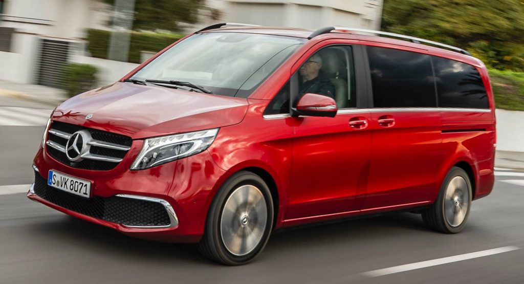 2019 V Class The Mercedes Of Minivans Reveals Updates In Mega Gallery Carscoops