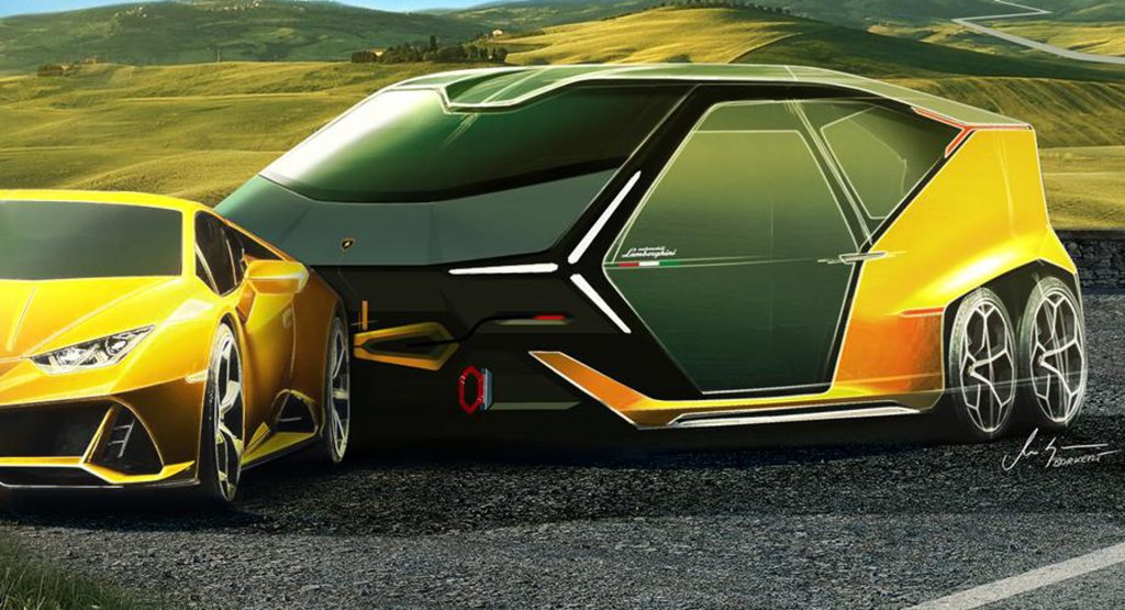  April Fools’ Day Leftovers: Go Exploring With Lamborghini’s New Camping Trailer