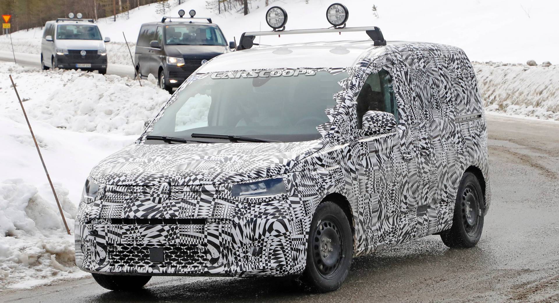 AllNew 2021 VW Caddy Compact Van Spotted For The First Time Carscoops