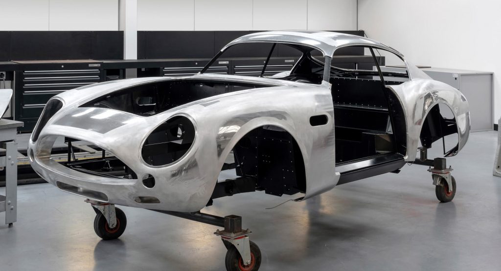  Aston Martin DB4 GT Zagato Continuation Starts Taking Shape