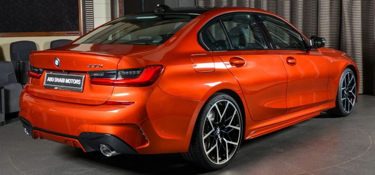 New BMW 330i M Sport Rocks Sunset Orange Exterior With M Performance ...