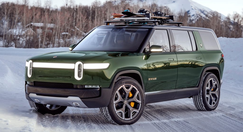 Rivian-R1S Rivian EVs To Offer Vehicle-To-Vehicle Charging Functionality