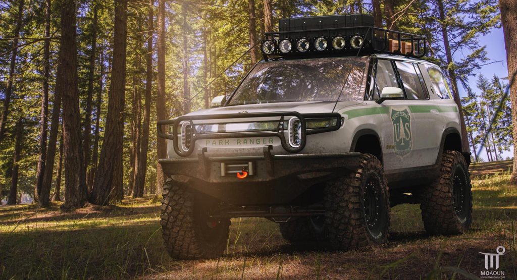 The Rivian R1s Looks Good As A Hardcore Off Roading Machine