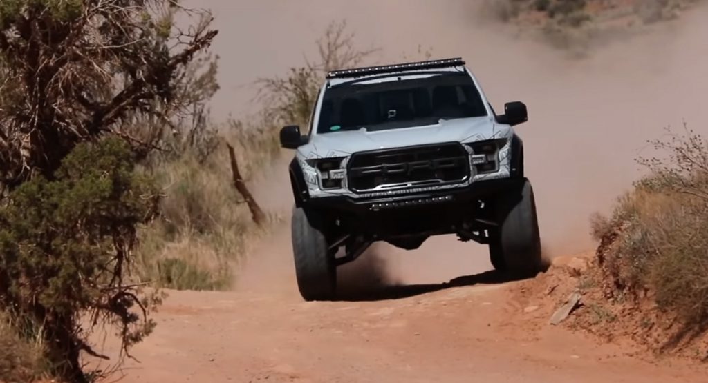  Ken Block Hoons His Special Ford F-150 Raptor In Utah