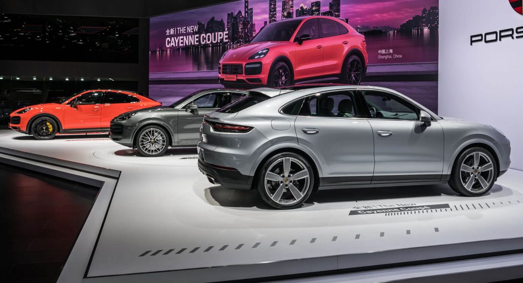  New Porsche Cayenne Coupe Makes Its Public Debut