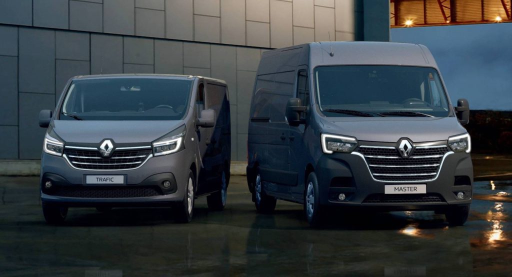 Restyled Renault Master And Trafic Get New Faces Updated