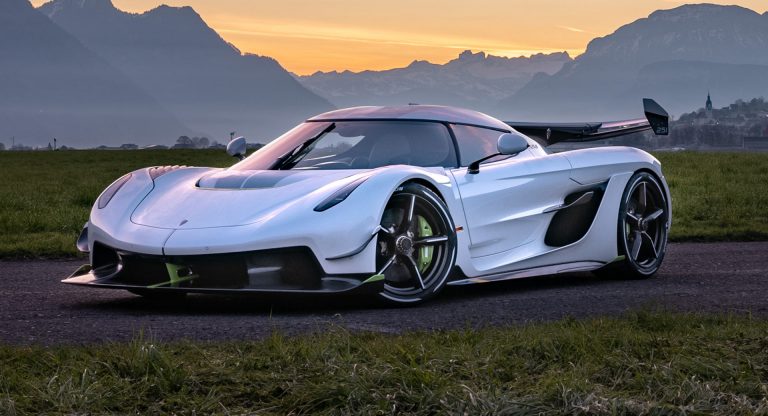 Koenigsegg Jesko Looks Like A Spaceship Posing In Switzerland | Carscoops