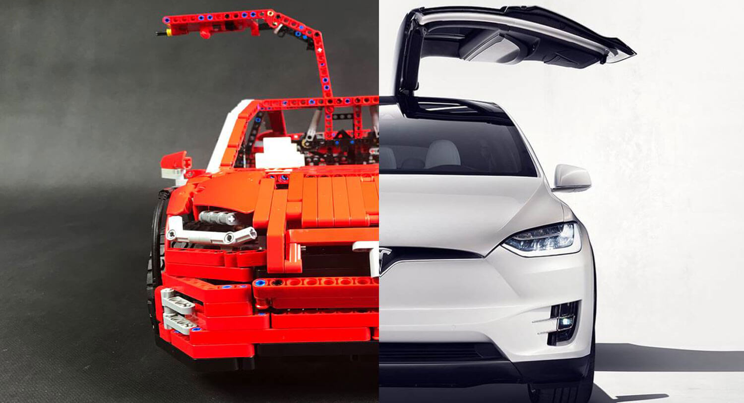 Onderzoek Millimeter Woning Tesla Model X Recreated On Amazing 1:10 Scale Model By Lego Technic Fan |  Carscoops