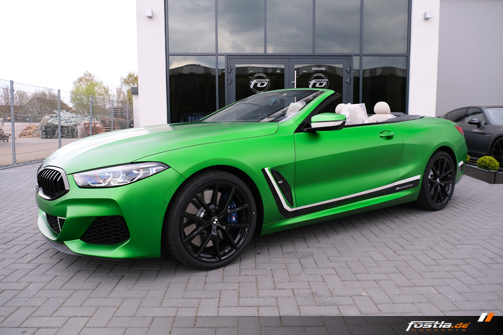 BMW M850i Cabrio Goes Green… Matte Krypton Green That Is | Carscoops