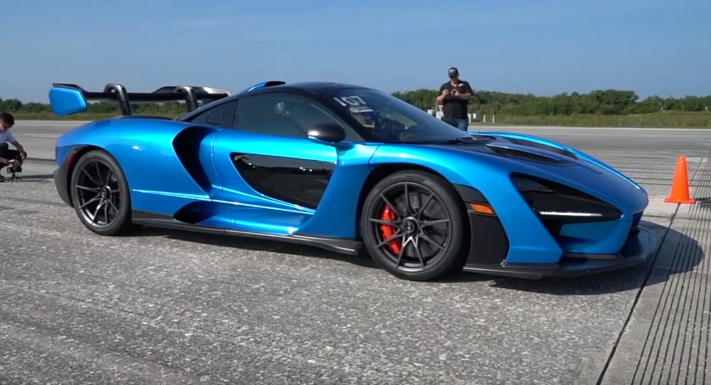  Start Off Your Week By Watching A McLaren Senna Reach Over 200 MPH