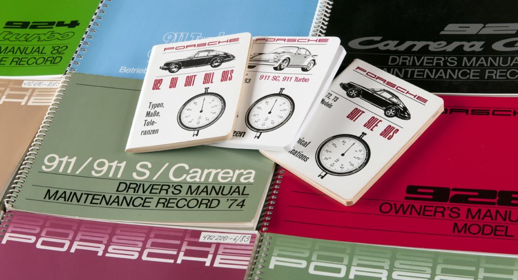  Porsche Has Reissued All Of Its Classic Car Owner’s Manuals From 1952 Onward