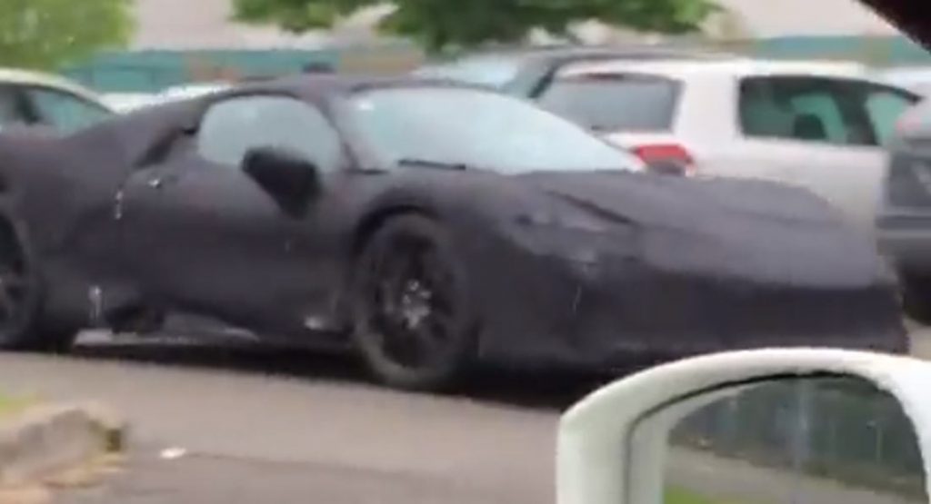  Gotcha! 1000 HP Ferrari Hybrid Supercar Filmed Testing In Italy