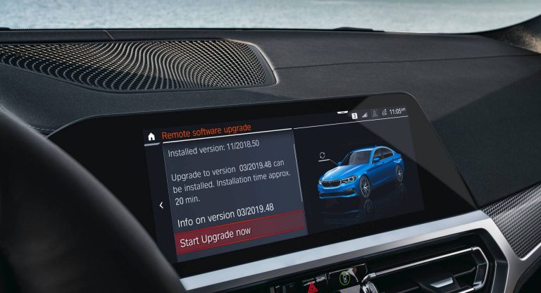 Remote software upgrade bmw