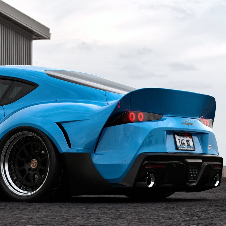 This Is What The New Toyota Supra Looks Like With A Widebody Kit ...