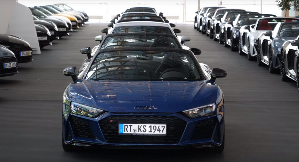  Audi Delivers 38 New R8 V10s To Customers At Its Ingolstadt HQ