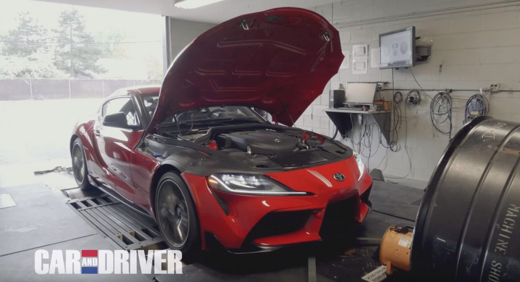  Watch The New Toyota Supra Deliver 339 HP At The Wheels