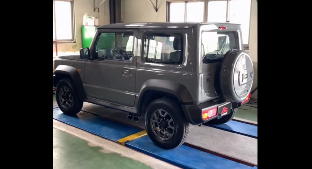  Suzuki Jimny Gets Side-Exiting Exhausts For The Full G63 Effect