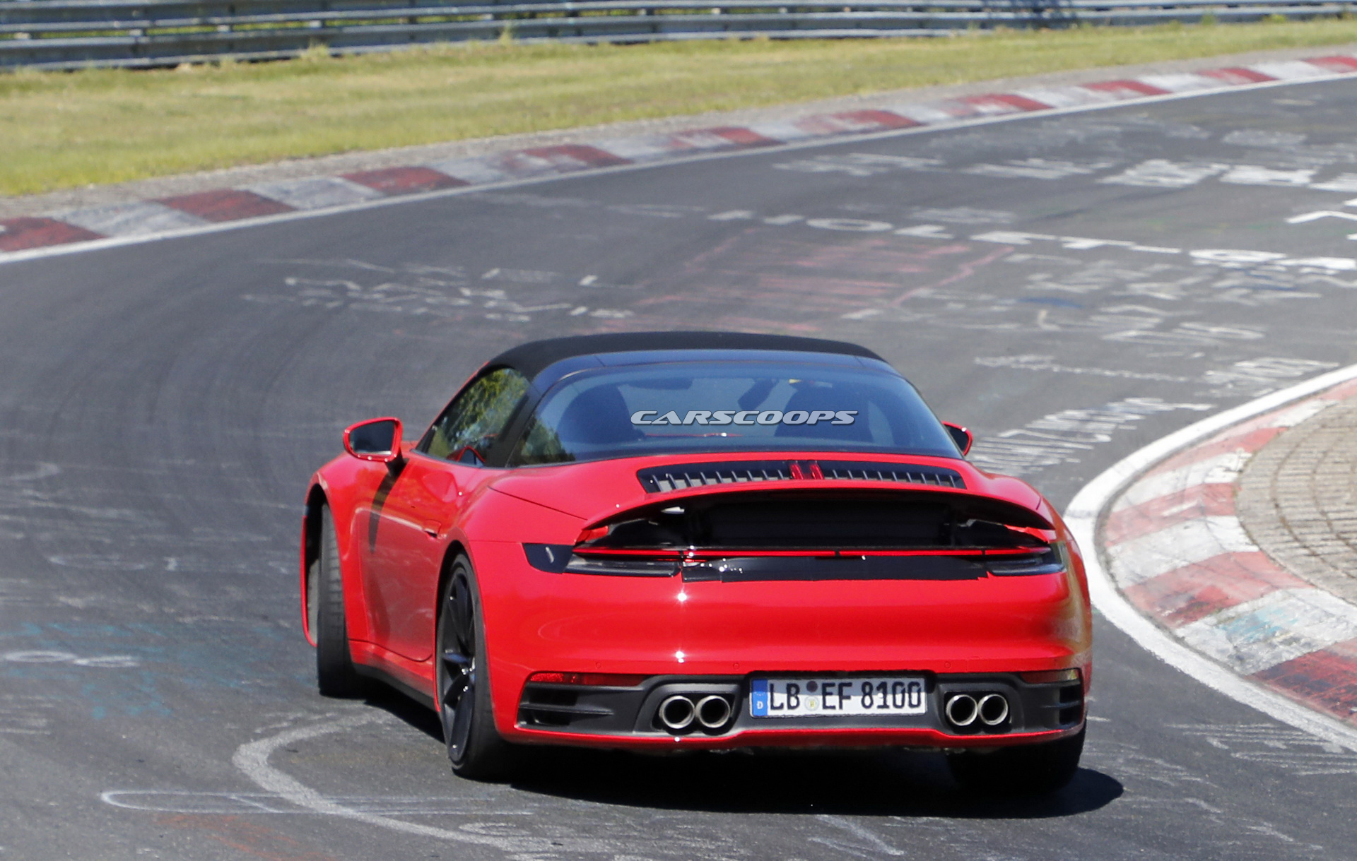 Undisguised Porsche 992 Targa Test Car Gets The Nurburgring Treatment