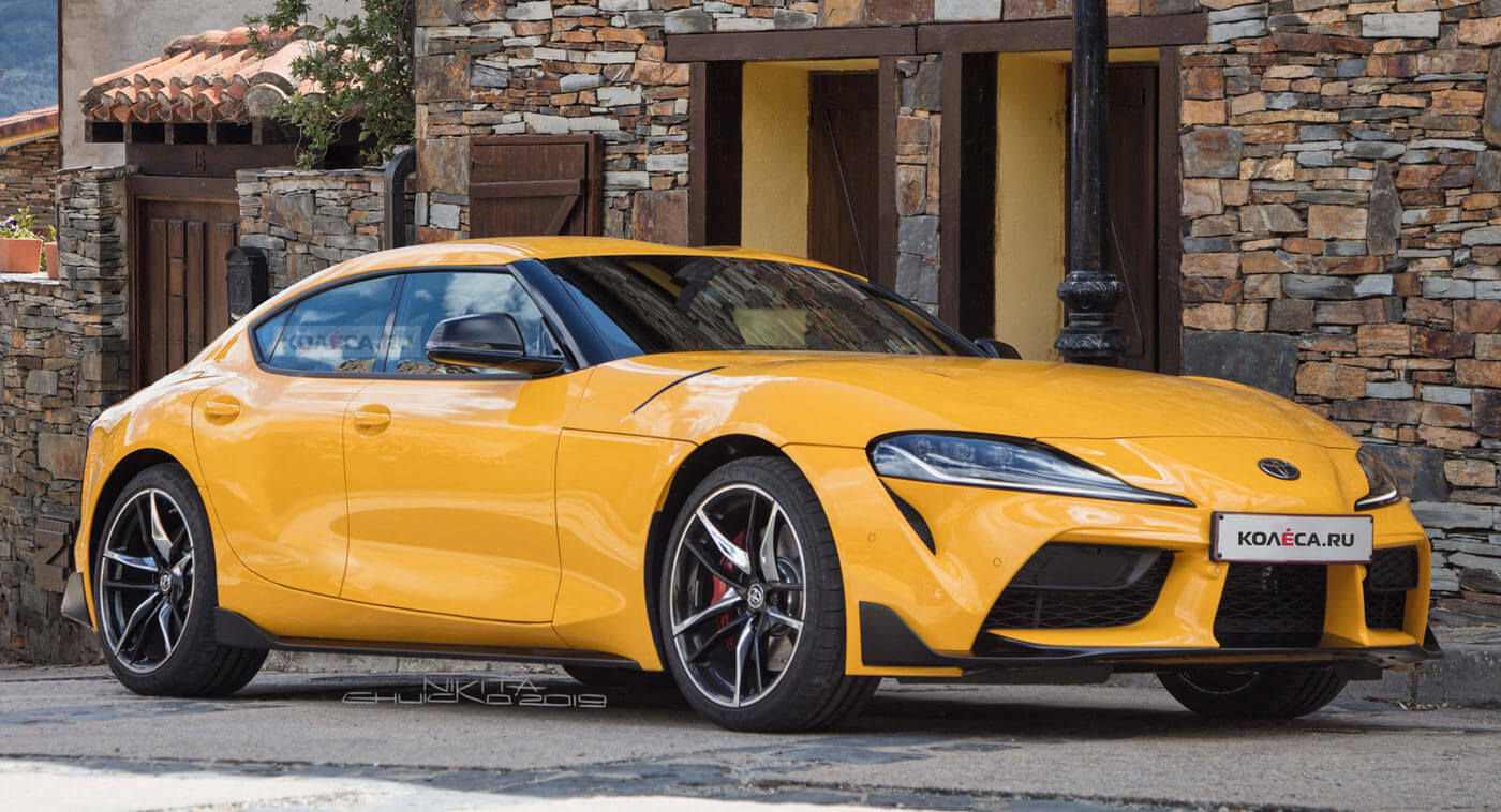 Does The Latest Toyota Supra Work As A Four Door Gt Carscoops
