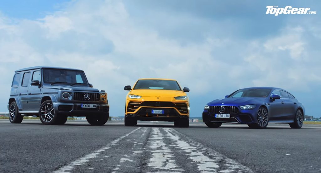 Lamborghini Urus Teaches Some Manners To Mercedes Amg Gt 63 S And G63 Carscoops