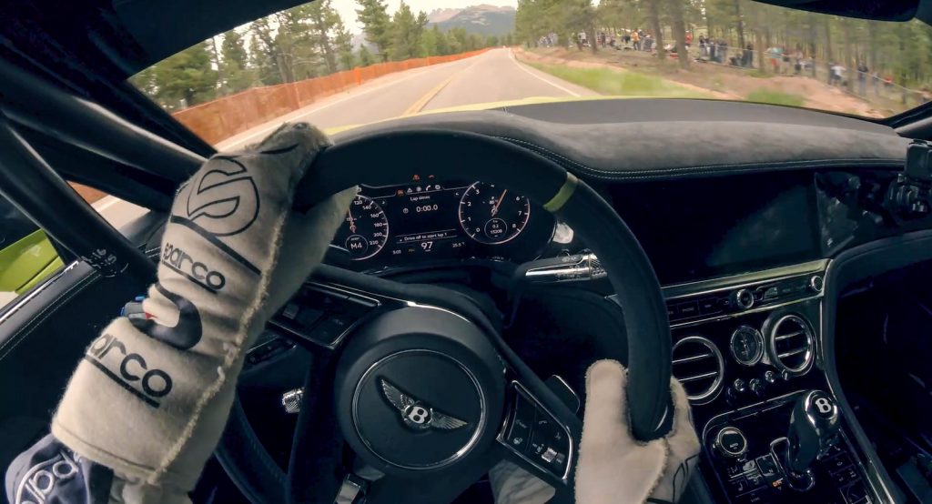  Bentley Drops Onboard Footage From Rhys Millen’s Record Pikes Peak Run