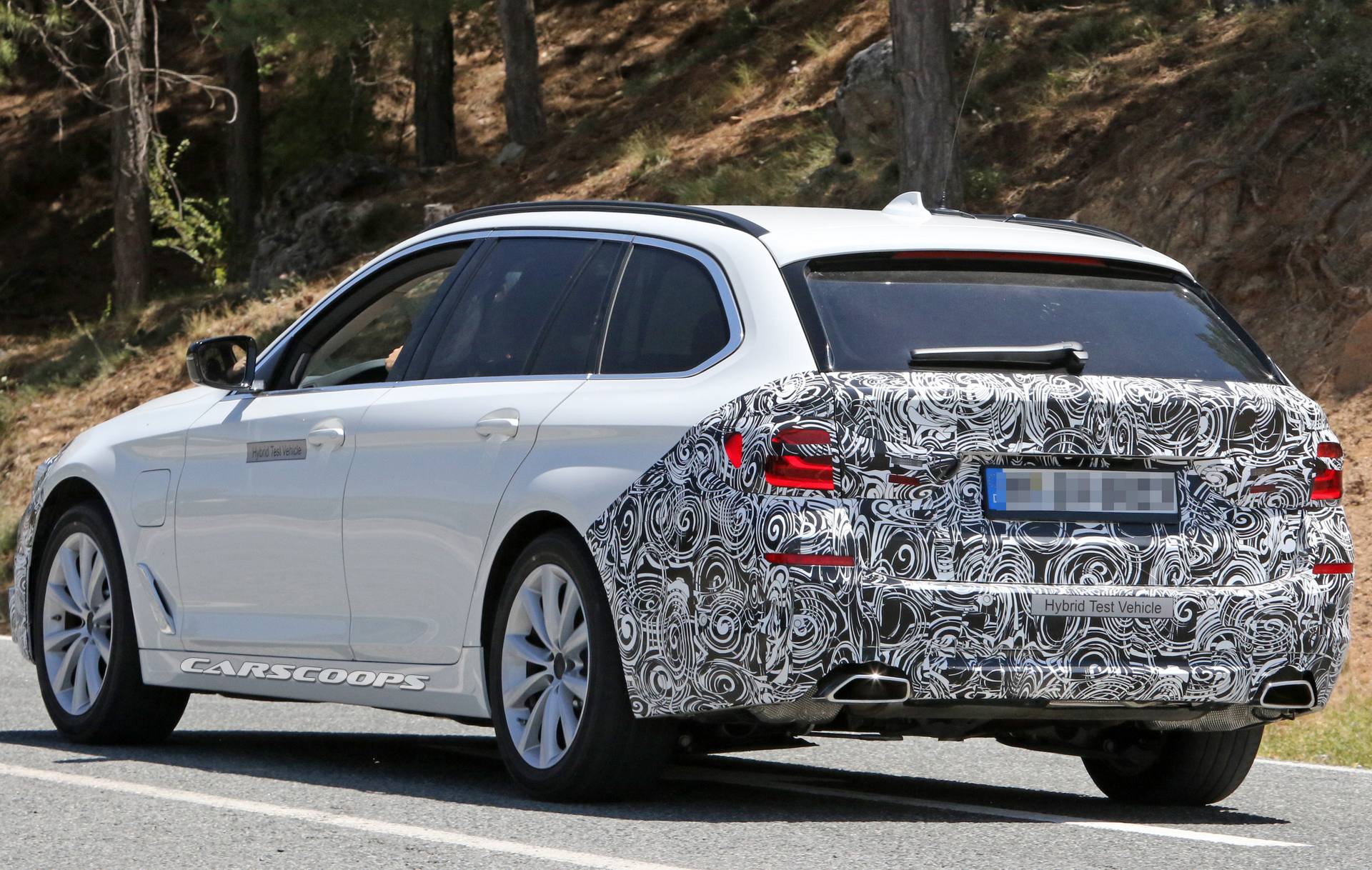 Facelifted 2020 BMW 5-Series Spotted With Plug-In Hybrid Powertrain | Carscoops