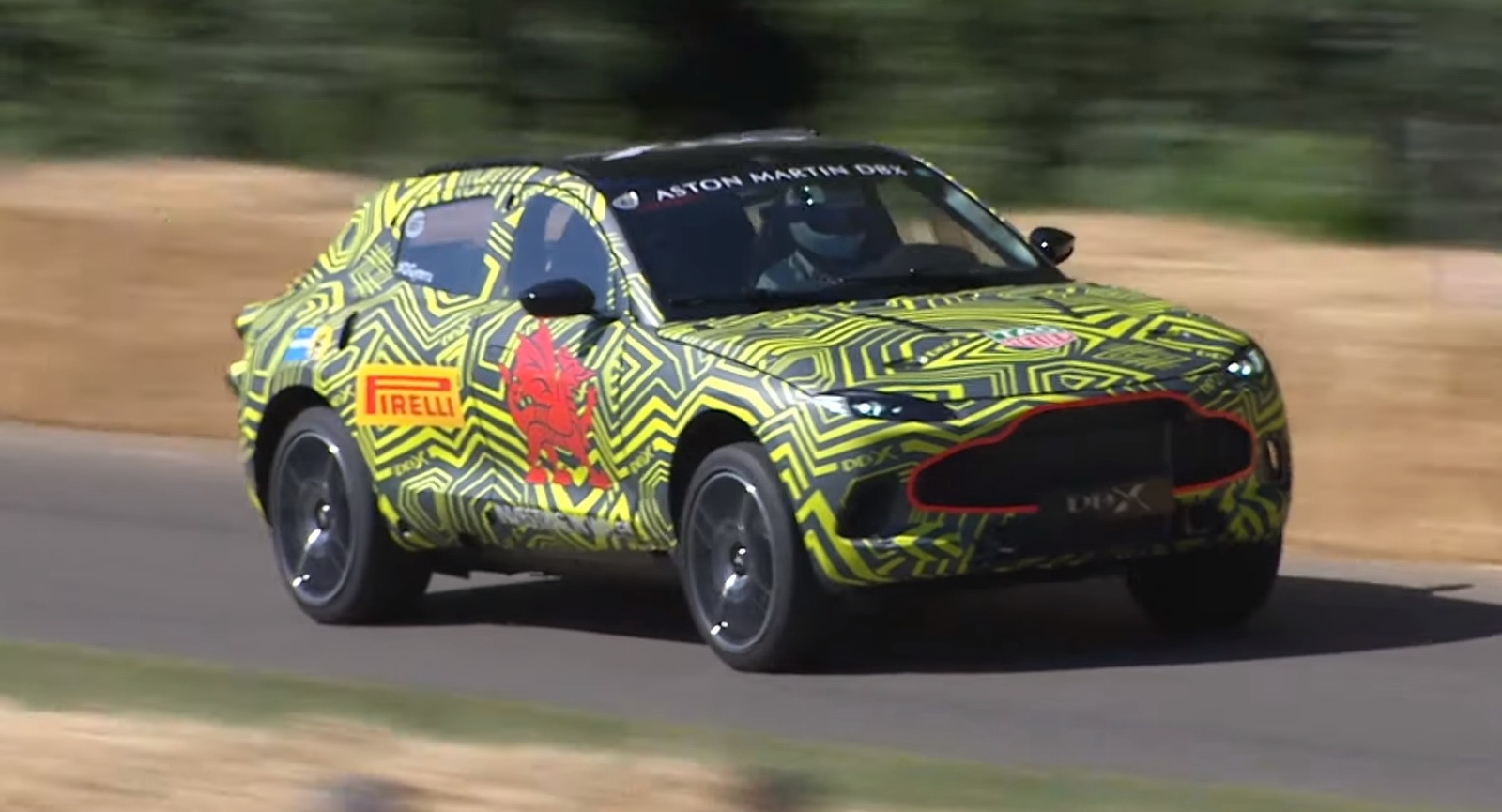 Aston Martin DBX Prototype Roars For The First Time In Public | Carscoops